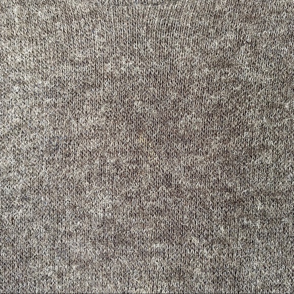 Anthropologie Moth Gray Knit Lace Back Sleeveless Sweater - Picture 7 of 8